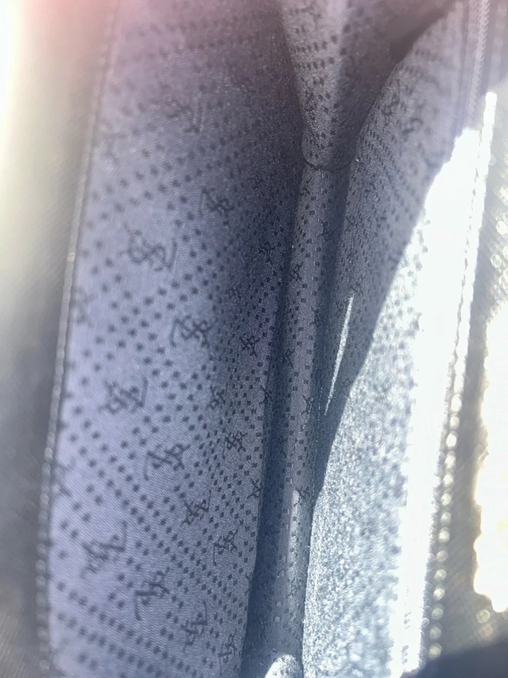 YSL Saffiano Leather Envelope Clutch - Picture 6 of 8